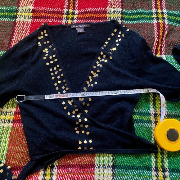 Central Park West Cashmere and Silk Bolero Cardigan - Picture 6 of 6